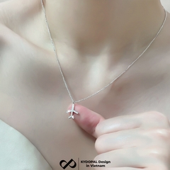 Dây chuyền bạc nữ KYDOPAL cá tính máy bay dễ thương trang sức bạc 925 - PAL9C3C24