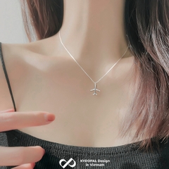 Dây chuyền bạc nữ KYDOPAL cá tính máy bay dễ thương trang sức bạc 925 - PAL9C3C24
