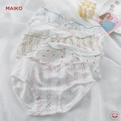 [ƯU ĐÃI] Quần lót teen cotton họa tiết nhí thấm hút mồ hôi A2426