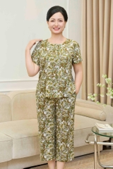BỘ LANH TRUNG NIÊN QUẦN LỬNG ÁO CỘC TAY B06.6028