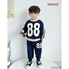 Bộ cotton thể thao số 88 size 80/140