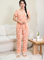 BỘ LANH NỮ ÁO CỘC QUẦN DÀI TAY B08.5040