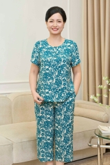 BỘ LANH TRUNG NIÊN QUẦN LỬNG ÁO CỘC TAY B06.6028