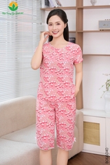 BỘ LANH NỮ QUẦN - ÁO CỘC TAY B06.6040