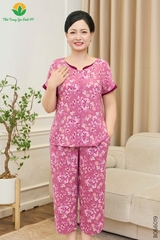 BỘ LANH TRUNG NIÊN QUẦN LỬNG ÁO CỘC TAY B06.6019