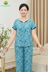 BỘ LANH TRUNG NIÊN QUẦN LỬNG ÁO CỘC TAY B06.6019