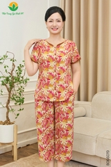 BỘ LANH TRUNG NIÊN QUẦN LỬNG ÁO CỘC TAY B06.6019
