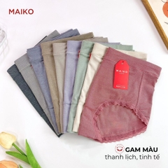 QL nữ cotton sợi tre viền ren freesize 48-65kg NO916