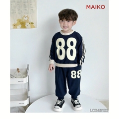 Bộ cotton thể thao số 88 size 80/140