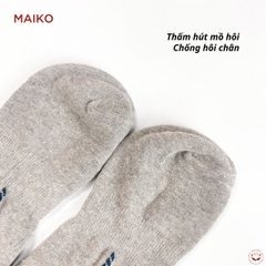 Tất Cổ Trung Cao Cấp Cotton Kháng Khuẩn Khử Mùi Thấm Hút Mồ Hôi PKTN025