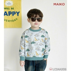 ÁO DÀI TAY BÉ TRAI COTTON DA CÁ THỂ THAO LCA009