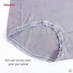 QL nữ cotton sợi tre viền ren freesize 48-65kg NO916