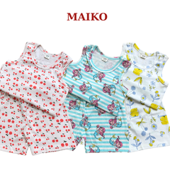 Bộ cotton 3 lỗ BÉ GÁI 80-120