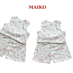 Bộ cotton 3 lỗ BÉ GÁI 80-120