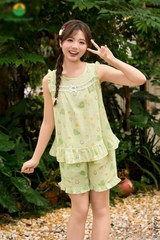 Bộ cotton xô quần đùi áo sát nách