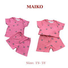 [COMBO 3 BỘ] cotton cộc tay Bé Gái từ 1 - 5 tuổi