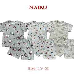 [COMBO 3 BỘ] cotton cộc tay Bé Trai từ 1 - 5 tuổi