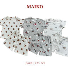 [COMBO 3 BỘ] cotton cộc tay Bé Trai từ 1 - 5 tuổi