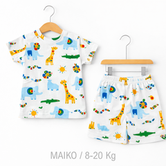 BỘ COTTON CỘC TAY BÉ TRAI 1-5Y