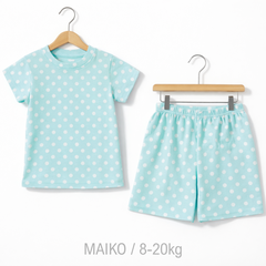 BỘ COTTON CỘC TAY IN TRÀN BÉ GÁI 1-5Y