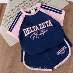 BỘ CỘC TAY COTTON BÉ GÁI DELTA ZETA 8-12 TUỔI