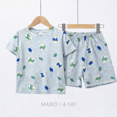 BỘ CỘC TAY COTTON 4 CHIỀU IN TRÀN BÉ TRAI 4-14 TUỔI