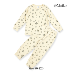 Bộ Borip cotton dài tay Thu-Đông Bé trai từ 1-5 Tuổi