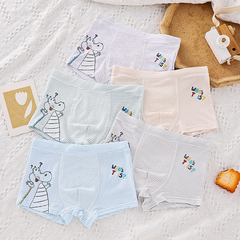[ƯU ĐÃI] - COMBO 4 Quần chíp đùi thông hơi Bé Trai 3-11 Tuổi