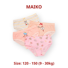 ƯU ĐÃI - COMBO 4 QUẦN CHIP VÁT COTTON BÉ GÁI CV2021