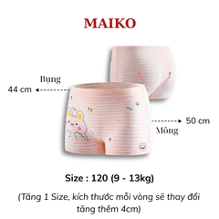 ƯU ĐÃI - COMBO 4 QUẦN CHIP THÔNG HƠI BÉ GÁI CDG023 (3-11 TUỔI)