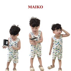 Bộ cotton 3 lỗ họa tiết Bé Trai BLBT2025