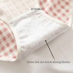 [ƯU ĐÃI] Quần lót teen cotton họa tiết nhí thấm hút mồ hôi A2426