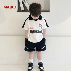 Set polo chữ pawsome size 80-140