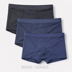 QUẦN SỊP ĐÙI NAM KẺ THUN LẠNH CAO CẤP SDN405