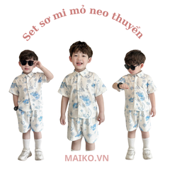 Set sơ mi Mỏ neo-thuyền