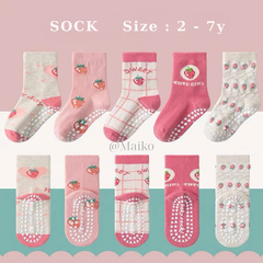 Tất chống trơn trượt Bé gái từ 2 - 7 tuổi