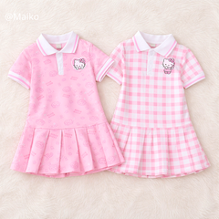 VÁY POLO HELLO KITTY BÉ GÁI 90-150