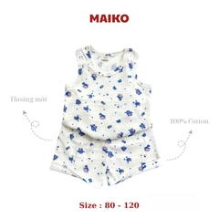 [COMBO 3 BỘ] cotton ba lỗ Bé Trai từ 1 - 5 tuổi