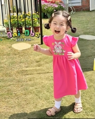 Váy cotton Bé gái cánh tiên in hình 2 - 10 Tuổi