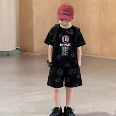 BỘ CỘC TAY COTTON BÉ TRAI SUPINLIFE 8-12 TUỔI