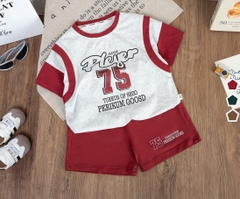 BỘ COTTON BÉ TRAI PLEYER 75 SIZE 1-7 TUỔI