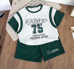 BỘ COTTON BÉ TRAI PLEYER 75 SIZE 1-7 TUỔI