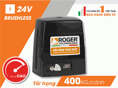 BỘ MOTOR CỔNG TRƯỢT TỰ ĐỘNG KIT BM30 | 24V | 400 KG