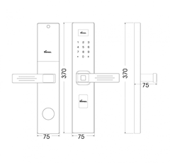 Khóa Điện Tử | EL680 GS CNC