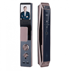 Khóa Thông Minh Nhận Diện Khuôn Mặt Face ID - 3D | EL966 BROWN CNC