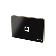 Ổ cắm mạng Luso viền thẳng champagne