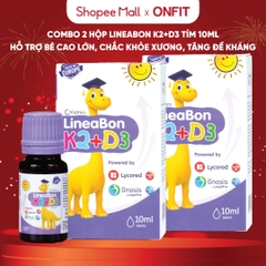 Combo 2 Hộp LineaBon K2+D3 10ML