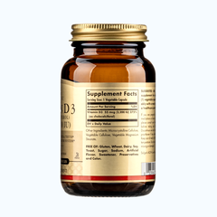 Solgar Vitamin D3 2200IU Hỗ Trợ Xương (Chai 100 Viên)