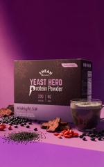 Bột Đạm Thuần Chay Yeast Hero Protein Powder Midnight Silk (20 Gói)