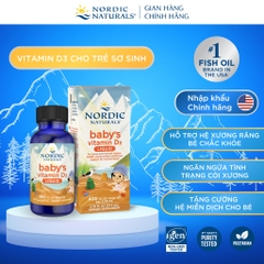 Siro Vitamin D3 Cho Bé Nordic Naturals Baby's Vitamin D3 22.5ml